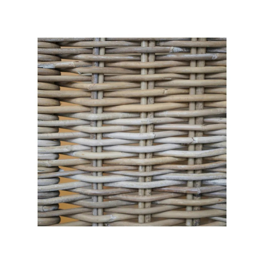 Natural Rattan Log Cart H49cm W58cm Luxury Home Decor Garden & Outdoor And Gifts