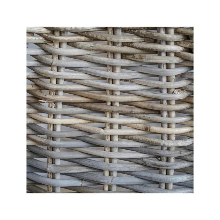 Natural Rattan Tall Log Storage H90cm W35cm Luxury Home Decor Garden & Outdoor And Gifts