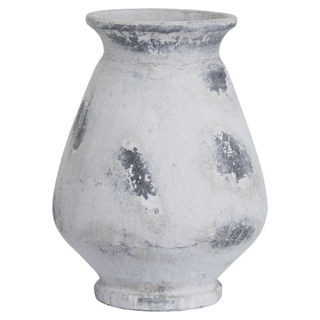 Naxos Large Antique White Vase Luxury Home Decor Garden & Outdoor And Gifts