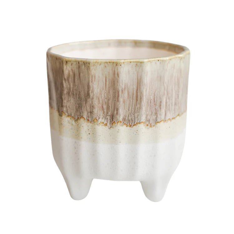 Neve Indoor Planter & Plant Pot - White Quality Home Decor Garden & Outdoor Living and Gifts