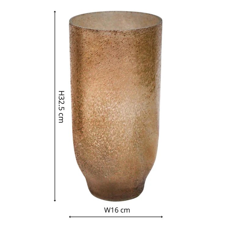 Opulent Metallic Gold Tall Vase H32Cm W16Cm Luxury Home Decor Garden & Outdoor And Gifts
