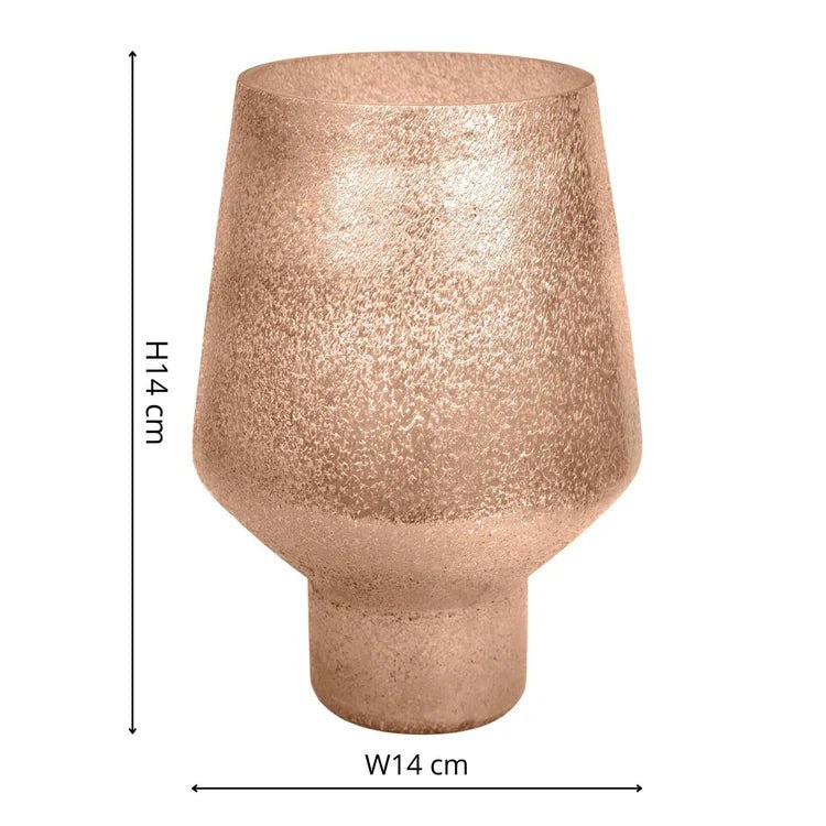 Opulent Tall Curved Metallic Gold Vase H25Cm D16Cm Luxury Home Decor Garden & Outdoor And Gifts