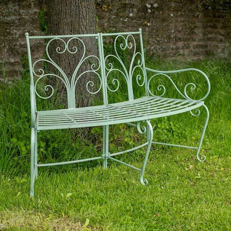 Outdoor Curved Garden Bench Green Quality Home Decor Garden & Outdoor Living and Gifts
