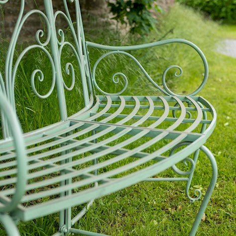 Outdoor Curved Garden Bench Green Quality Home Decor Garden & Outdoor Living and Gifts