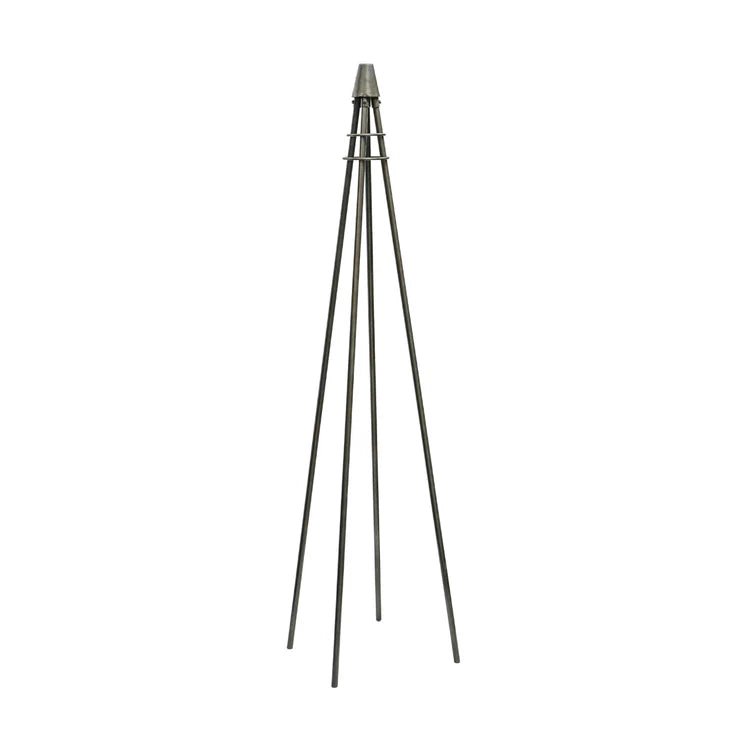 Outdoor Garden Climber Tripod Plant Support Zinc Finish - Frost Resistant, Protective Coating Quality Home Decor Garden & Outdoor Living and Gifts