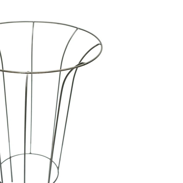 Outdoor Garden Fluted Climber Plant Support Zinc Finish - Frost Resistant, Protective Coating Quality Home Decor Garden & Outdoor Living and Gifts