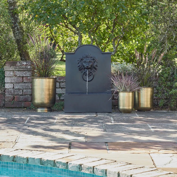Outdoor Garden Grand Lion Water Feature Granite Finish - Plug & Play, Frost & Rust Resistant Quality Home Decor Garden & Outdoor Living and Gifts