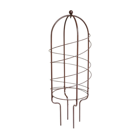 Outdoor Garden Metal Plant Support Bronze Finish - Handcrafted, Outdoor Protective Coating Quality Home Decor Garden & Outdoor Living and Gifts