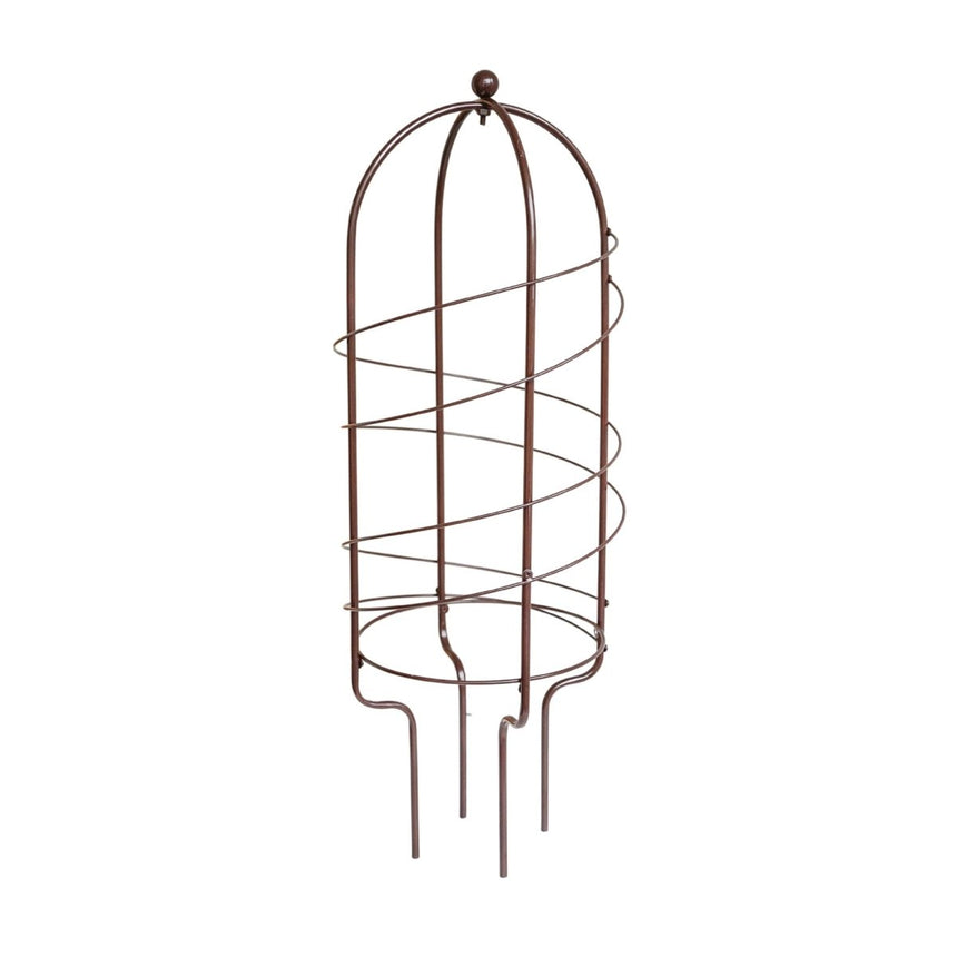 Outdoor Garden Metal Plant Support Bronze Finish - Handcrafted, Outdoor Protective Coating Quality Home Decor Garden & Outdoor Living and Gifts