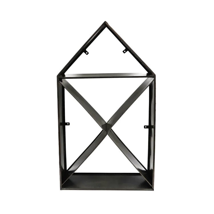 Outdoor House Design Log/Wood Storage Holder Rack - Zinc Finish, Protective Coating Quality Home Decor Garden & Outdoor Living and Gifts