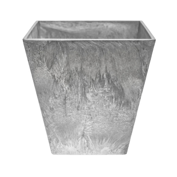 Outdoor Large Ella Planter Grey Stone Finish - Frost and Rust Resistant, Lightweight Quality Home Decor Garden & Outdoor Living and Gifts