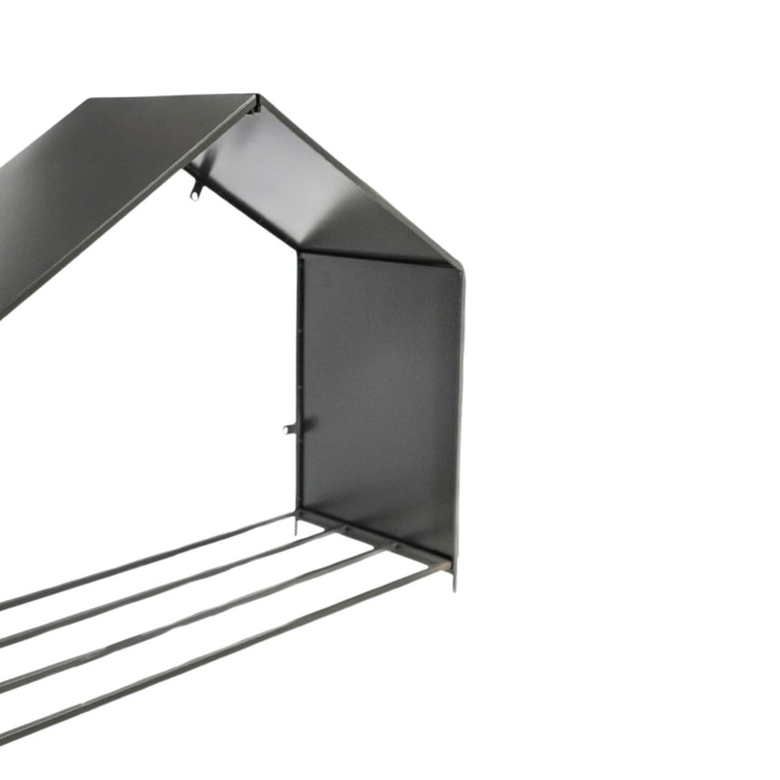 Outdoor Log/Wood Storage Holder X Shape Design Rack - Zinc Finish, Waterproof, Frost Resistant Quality Home Decor Garden & Outdoor Living and Gifts