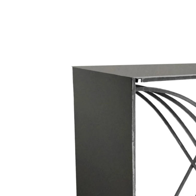 Outdoor Log/Wood Storage Holder Zinc Iron - Waterproof Lightweight Frost Resistant UV Stable Quality Home Decor Garden & Outdoor Living and Gifts