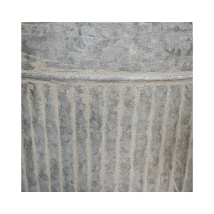 Outdoor Medium Planter Galvanised Iron Trough - Classic English Country Garden Charm Quality Home Decor Garden & Outdoor Living and Gifts