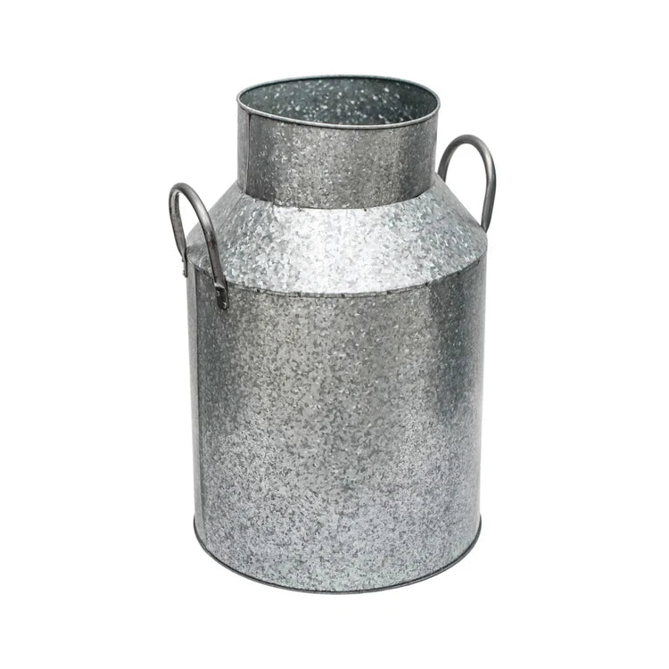 Outdoor Planter Galvanised Iron Milk Churn - Full of Charm & Character Quality Home Decor Garden & Outdoor Living and Gifts