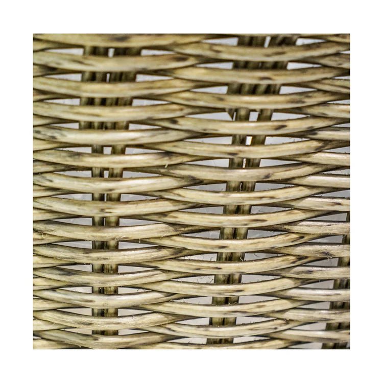 Outdoor Small Lined Basket Planter Natural Colour Rattan Finish - Frost Resistant Quality Home Decor Garden & Outdoor Living and Gifts