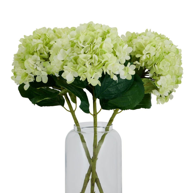 Oversized Green Hydrangea - Best Artificial Flower Single Stem Luxury Home Decor Garden & Outdoor And Gifts