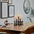 Parker 11 Piece Black Candle Centerpiece H35cm W52cm Luxury Home Decor Garden & Outdoor And Gifts