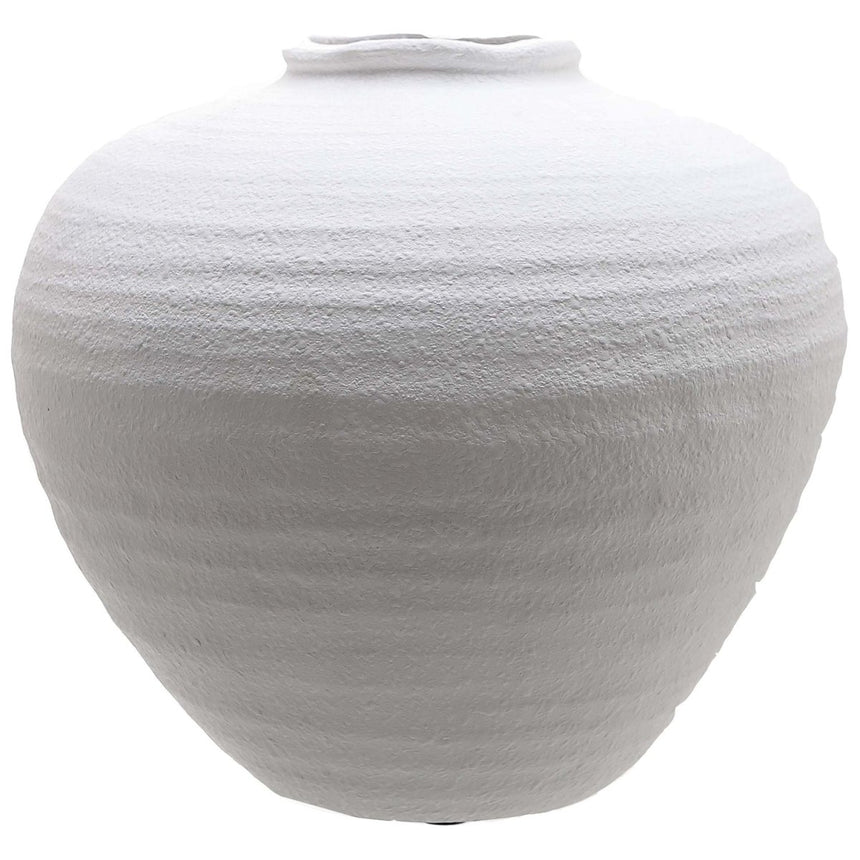 Regola Large Matt White Ceramic Vase - Decorative Ceramic Vases UK Luxury Home Decor Garden & Outdoor And Gifts