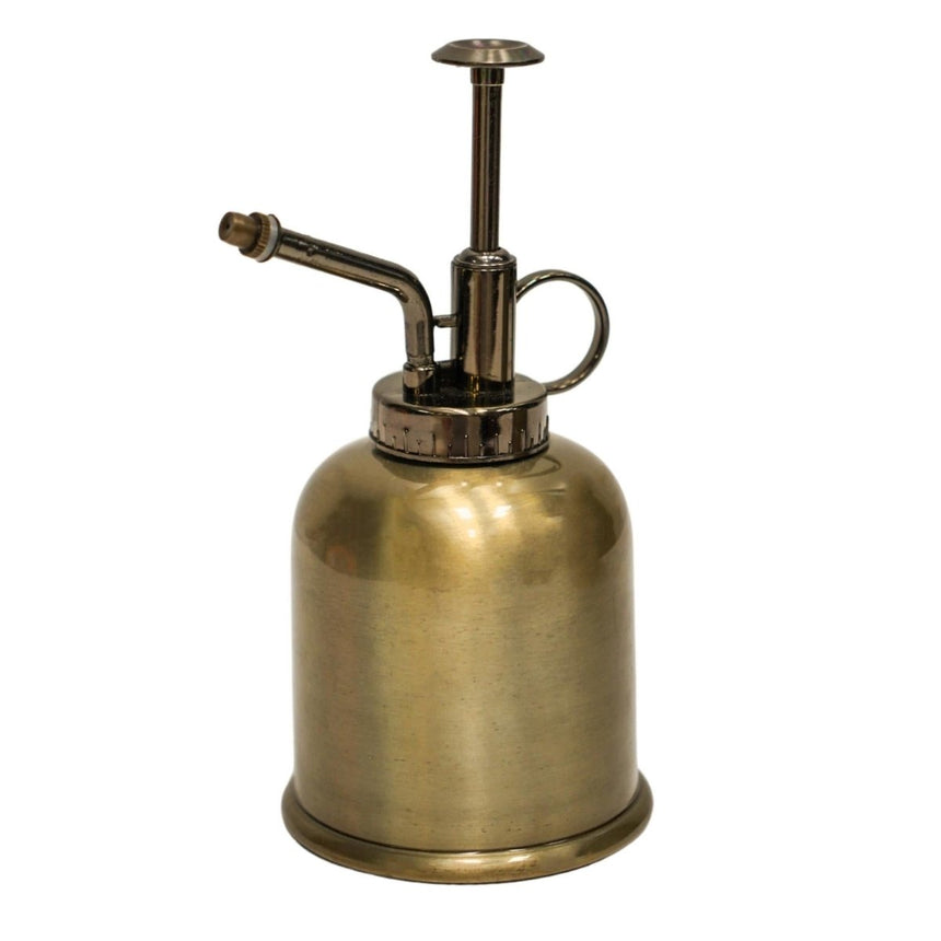 Royal Kew Gardens Metal Plant Mister - Matt Brass Finish & Comes in a Gift Box Luxury Home Decor Garden & Outdoor And Gifts