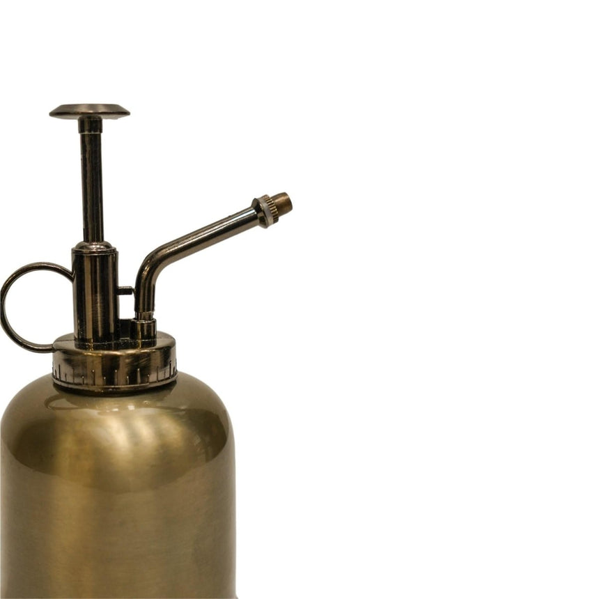 Royal Kew Gardens Metal Plant Mister - Matt Brass Finish & Comes in a Gift Box Luxury Home Decor Garden & Outdoor And Gifts