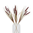 Ruby Triple Grass - Luxury Artificial Flower Single Stem Luxury Home Decor Garden & Outdoor And Gifts