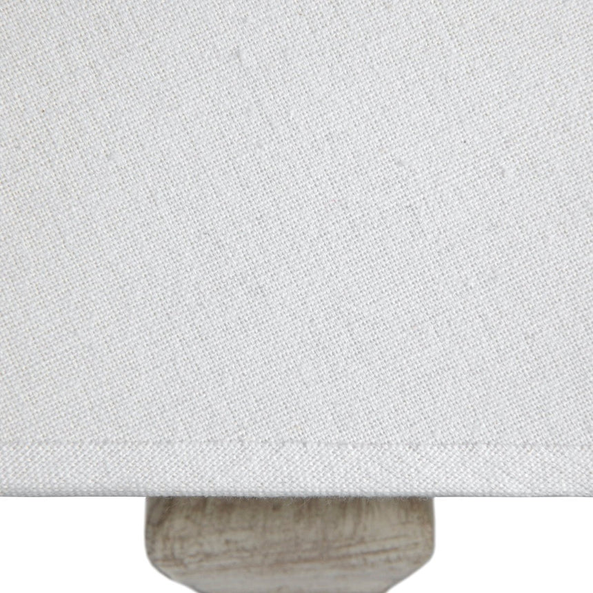 Rustic Whitewashed Pula Table Lamp & Linen Shade - Stylish Table Lamps UK Luxury Home Decor Garden & Outdoor And Gifts