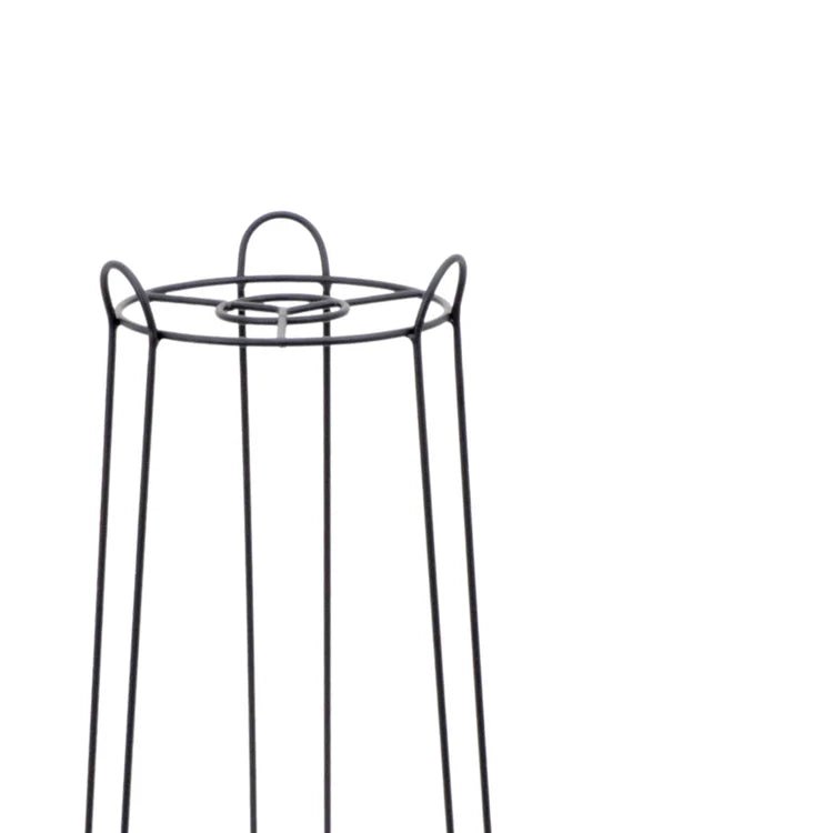 Saluzzo Large Indoor Plant Stand Black Metal - Adds Height & Elegance to Floral Display Quality Home Decor Garden & Outdoor Living and Gifts