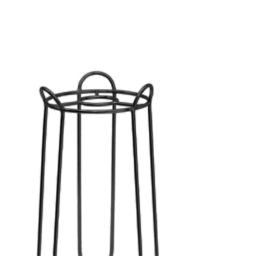 Saluzzo Small Indoor Plant Stand Black Metal - Sleek & Contemporary, Suits Modern Interiors Quality Home Decor Garden & Outdoor Living and Gifts