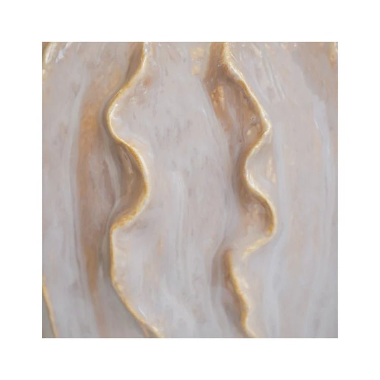 Scarlet Coral Reef Vase Pink Ceramic - Coastal Interior Style, Shimmering Effect, Waterproof Quality Home Decor Garden & Outdoor Living and Gifts