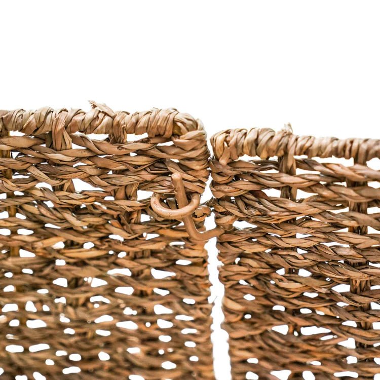 Seagrass Christmas Tree Skirt Round - Foldable, Natural Brown Quality Home Decor Garden & Outdoor Living and Gifts