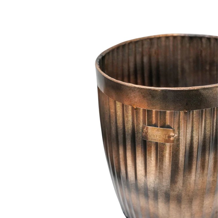 Set of 2 Hampton Outdoor Planters Copper Finish - Inspired by Hampton Court Palace Gardens Quality Home Decor Garden & Outdoor Living and Gifts