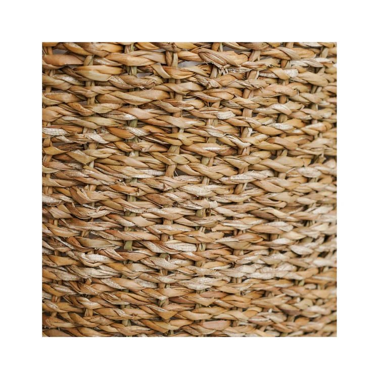 Set of 3 Seagrass Indoor Planters or Storage Baskets - With Handles & Waterproof Lining Luxury Home Decor Garden & Outdoor And Gifts