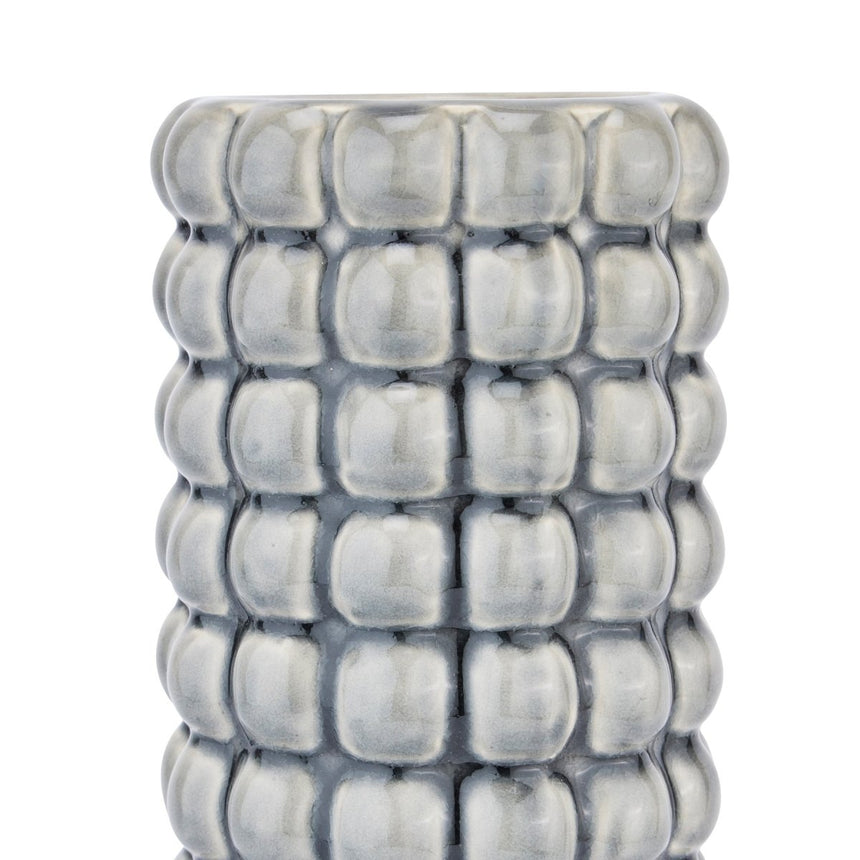 Seville Collection Grey Bubble Vase Luxury Home Decor Garden & Outdoor And Gifts