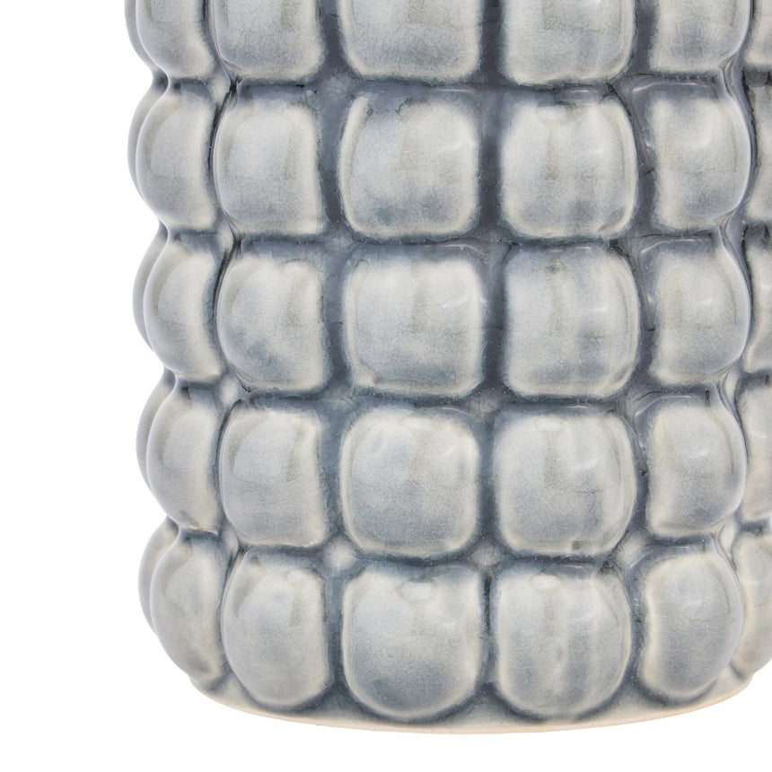 Seville Collection Grey Bubble Vase Luxury Home Decor Garden & Outdoor And Gifts