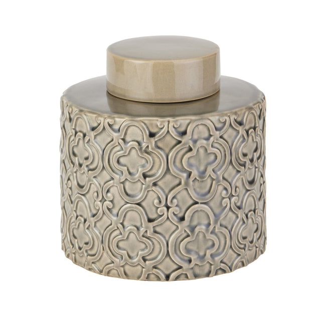 Seville Collection Grey Marrakesh Urn - Decorative Ornaments UK Luxury Home Decor Garden & Outdoor And Gifts