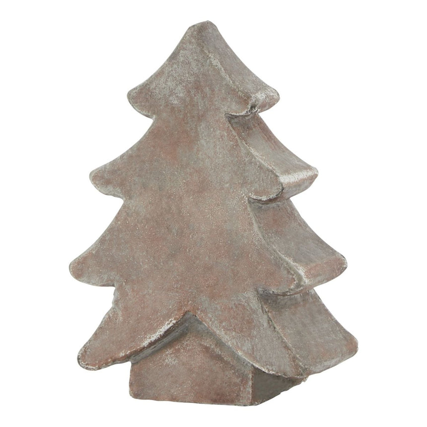 Small 17cm Tall Rustic Brown Ceramic Tree Decoration Ornament Luxury Home Decor Garden & Outdoor And Gifts