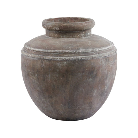 Large Italian Inspired Brown Water Pot Style Indoor Planter Luxury Home Decor Garden & Outdoor And Gifts