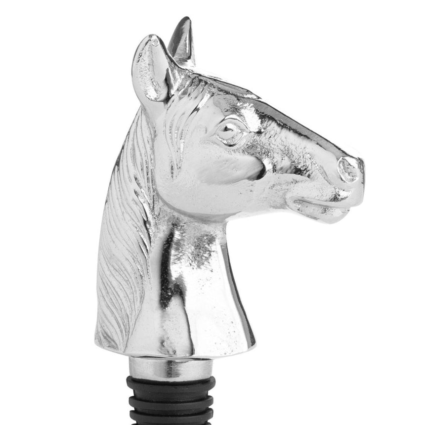 Silver Nickel Horse Bottle Stopper - Kitchen & Tableware UK Luxury Home Decor Garden & Outdoor And Gifts