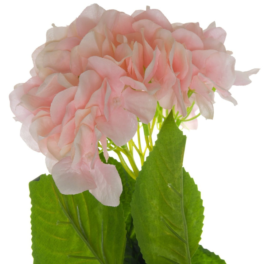 Single Pink Hydrangea - Luxury Artificial Flower Single Stem Luxury Home Decor Garden & Outdoor And Gifts
