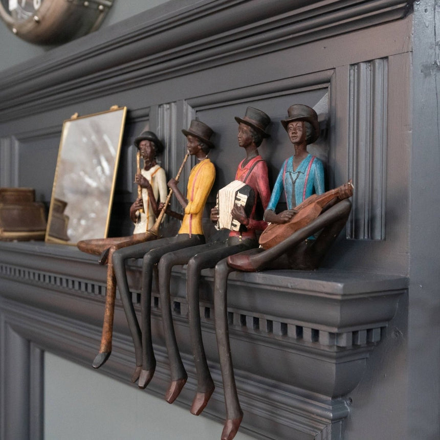 Sitting Jazz Band Saxophonist Luxury Home Decor Garden & Outdoor And Gifts