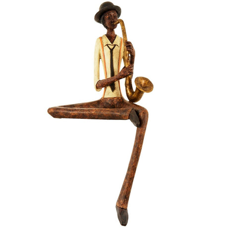 Sitting Jazz Band Saxophonist Luxury Home Decor Garden & Outdoor And Gifts