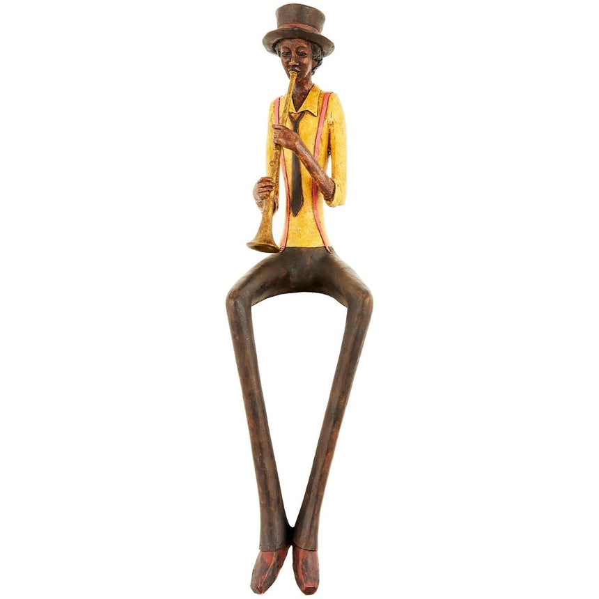 Sitting Jazz Band Trumpeter Luxury Home Decor Garden & Outdoor And Gifts