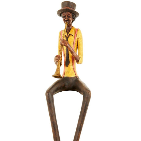 Sitting Jazz Band Trumpeter Luxury Home Decor Garden & Outdoor And Gifts
