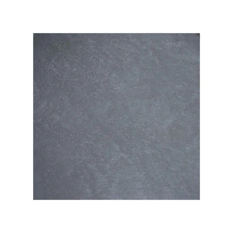 Small Garden Fire Pit/Bowl & Oval Console Cement Grey & Black Steel - Frost Resistant Quality Home Decor Garden & Outdoor Living and Gifts