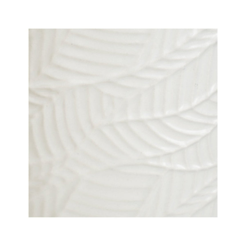 Small Kew Gardens Ceramic Leaf Inspired Ivory White Indoor Planter Luxury Home Decor Garden & Outdoor And Gifts