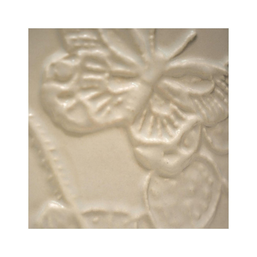 Small Kew Gardens Stoneware Ivory Indoor Planter - Handmade With a Meadow Flowers Embossed Pattern Luxury Home Decor Garden & Outdoor And Gifts