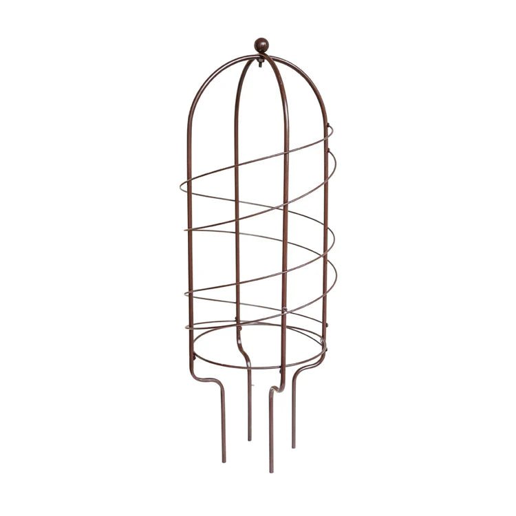 Small Outdoor Garden Metal Plant Support Bronze Finish - Frost Resistant, Protective Coating Quality Home Decor Garden & Outdoor Living and Gifts