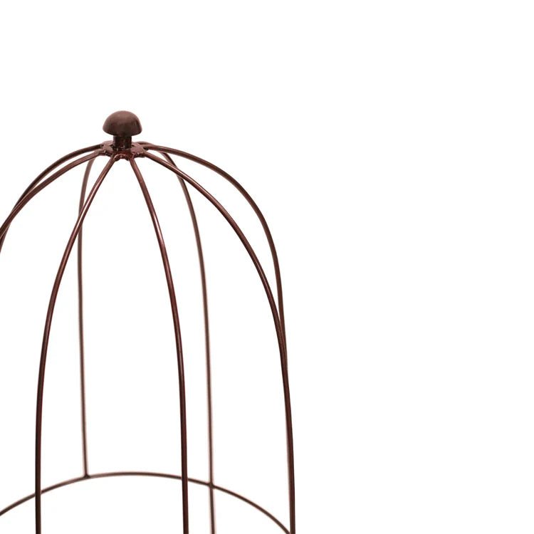 Small Outdoor Garden Metal Plant Support Bronze Finish - Frost Resistant, Protective Coating Quality Home Decor Garden & Outdoor Living and Gifts