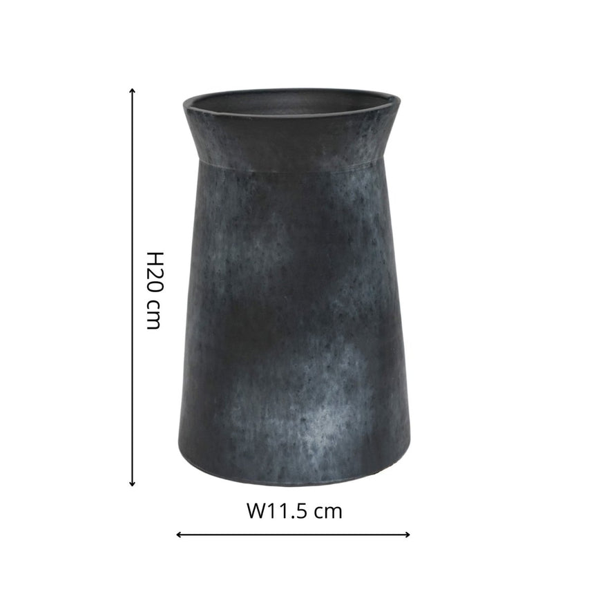Small Stylish Kew Gardens Dark Mood Vase - Hand Thrown Ceramic Stoneware Luxury Home Decor Garden & Outdoor And Gifts